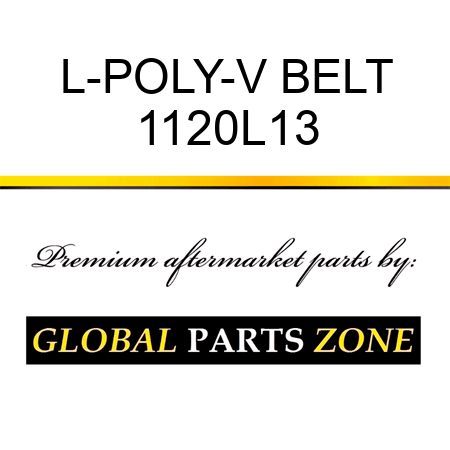 L-POLY-V BELT 1120L13