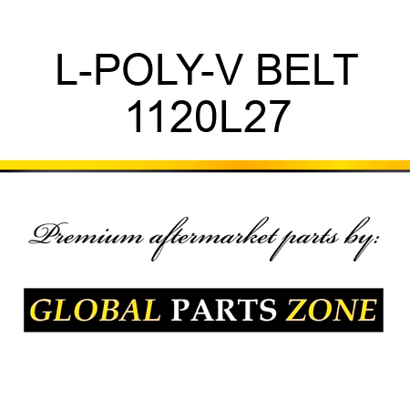 L-POLY-V BELT 1120L27