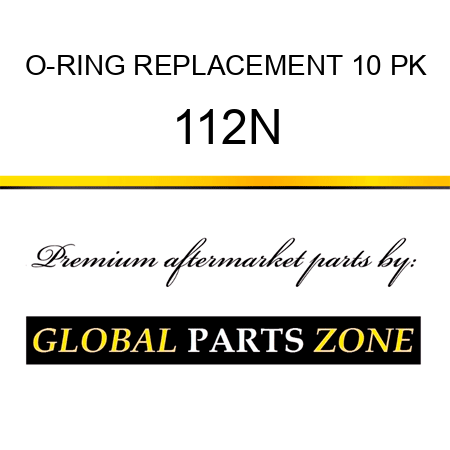 O-RING REPLACEMENT 10 PK 112N