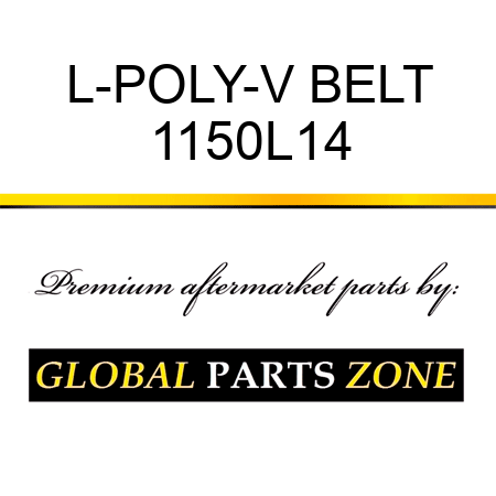 L-POLY-V BELT 1150L14