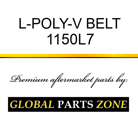 L-POLY-V BELT 1150L7