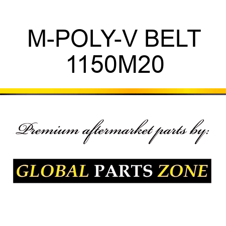 M-POLY-V BELT 1150M20