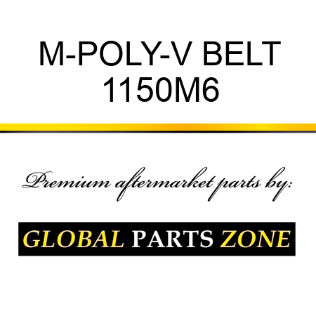 M-POLY-V BELT 1150M6