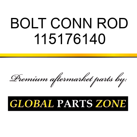 BOLT CONN ROD 115176140