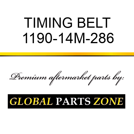 TIMING BELT 1190-14M-286