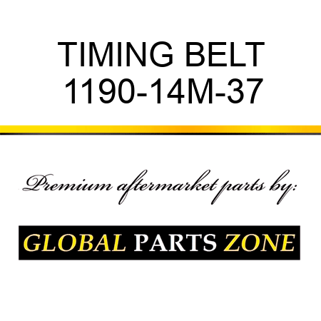 TIMING BELT 1190-14M-37