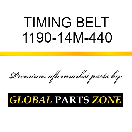 TIMING BELT 1190-14M-440