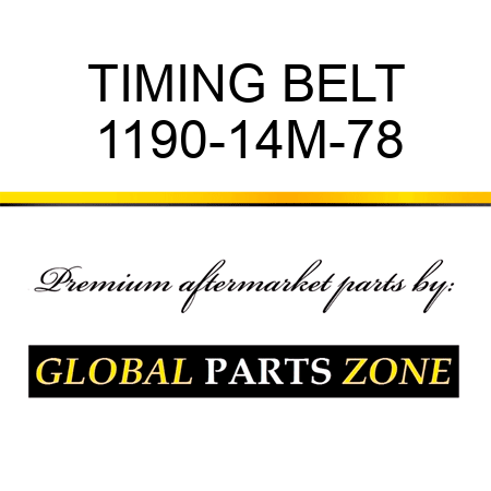 TIMING BELT 1190-14M-78