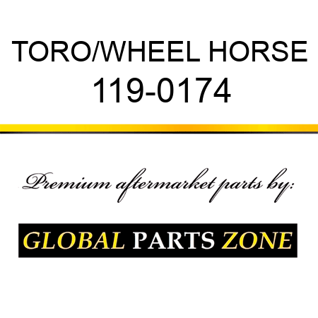 TORO/WHEEL HORSE 119-0174