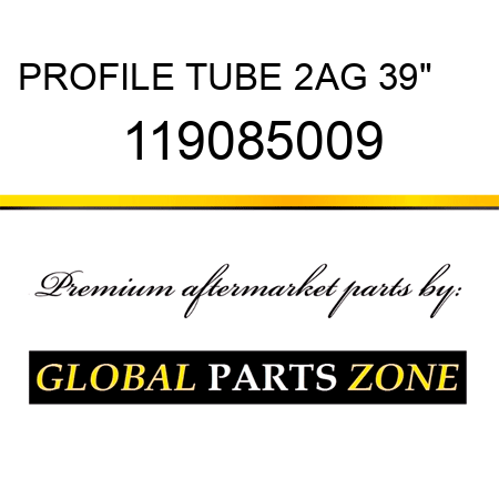 PROFILE TUBE 2AG 39