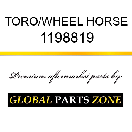 TORO/WHEEL HORSE 1198819