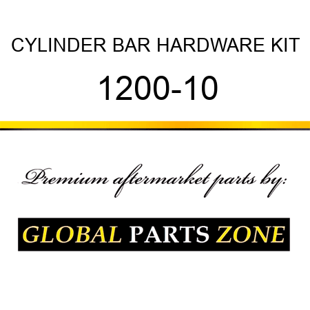 CYLINDER BAR HARDWARE KIT 1200-10