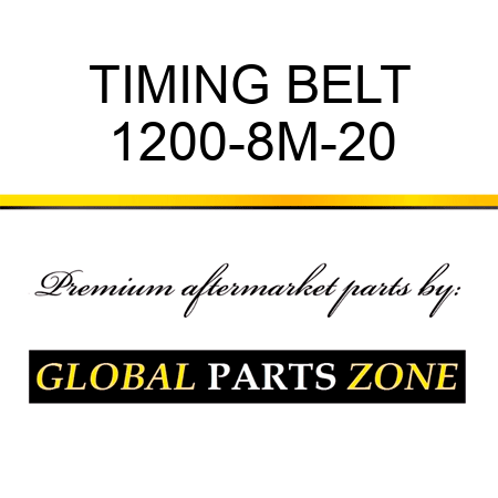 TIMING BELT 1200-8M-20