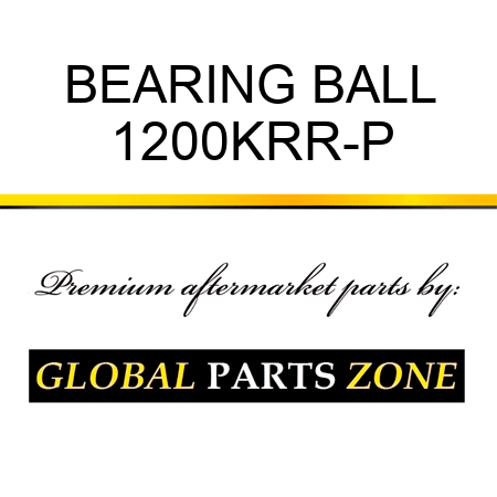 BEARING BALL 1200KRR-P