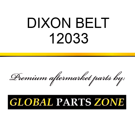 DIXON BELT 12033