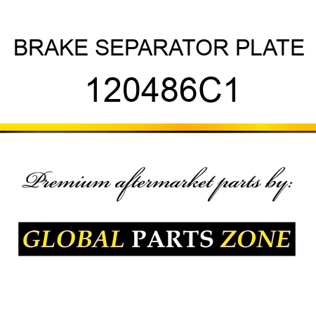 BRAKE SEPARATOR PLATE 120486C1