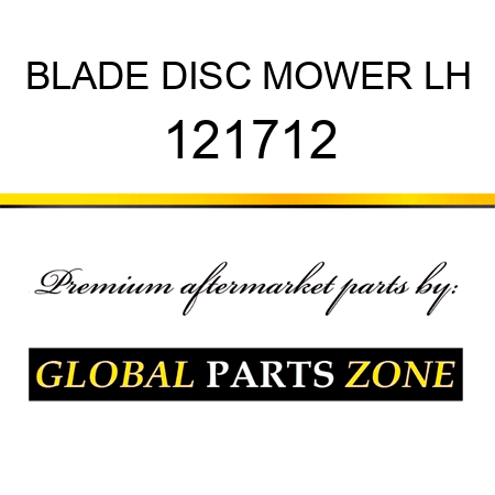 BLADE DISC MOWER LH 121712