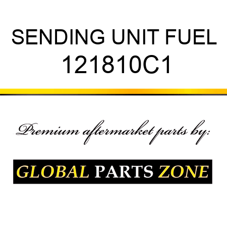 SENDING UNIT FUEL 121810C1