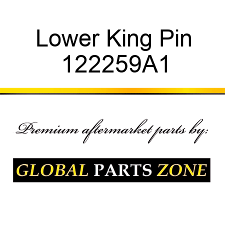 Lower King Pin 122259A1