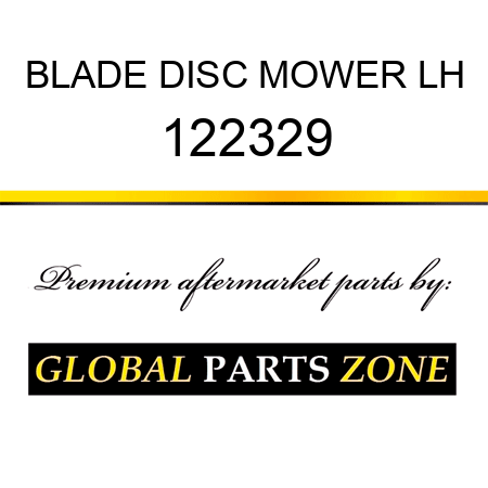 BLADE DISC MOWER LH 122329