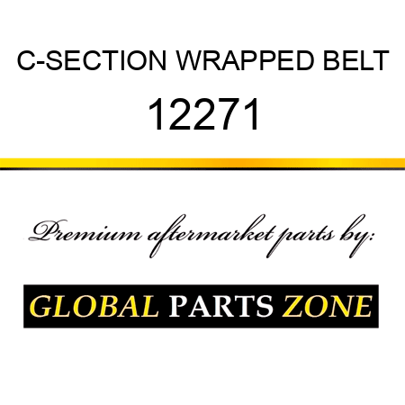 C-SECTION WRAPPED BELT 12271