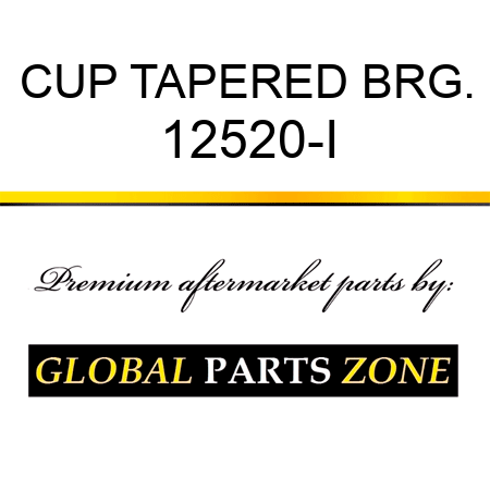 CUP TAPERED BRG. 12520-I