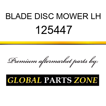 BLADE DISC MOWER LH 125447