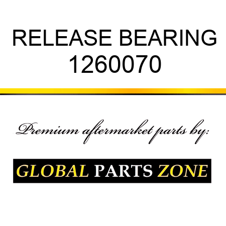 RELEASE BEARING 1260070