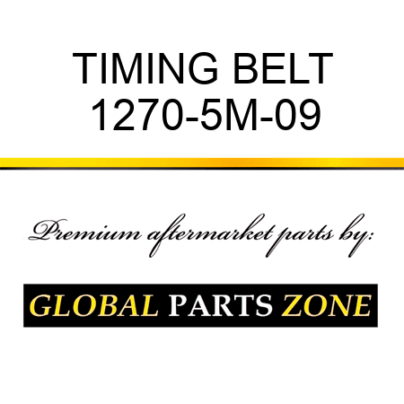 TIMING BELT 1270-5M-09