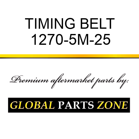 TIMING BELT 1270-5M-25