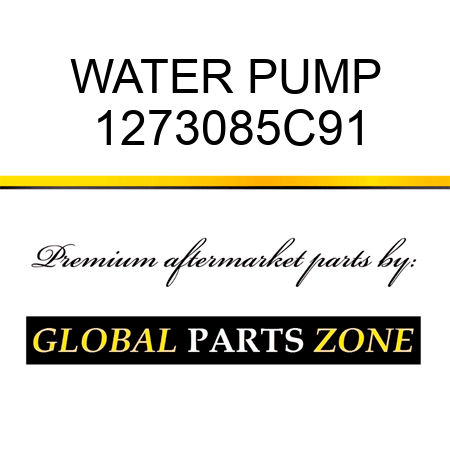 WATER PUMP 1273085C91