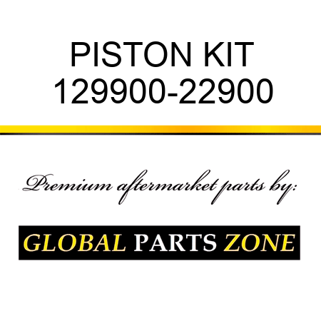 PISTON KIT 129900-22900