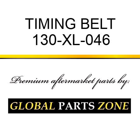 TIMING BELT 130-XL-046