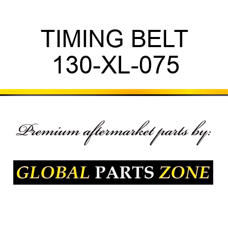 TIMING BELT 130-XL-075