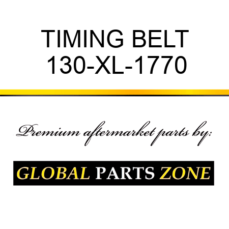 TIMING BELT 130-XL-1770