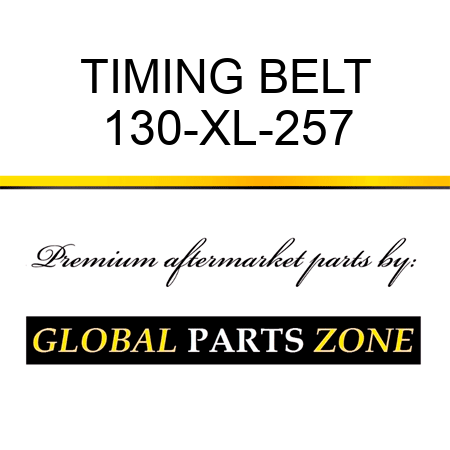 TIMING BELT 130-XL-257