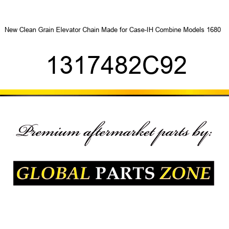 New Clean Grain Elevator Chain Made for Case-IH Combine Models 1680 + 1317482C92