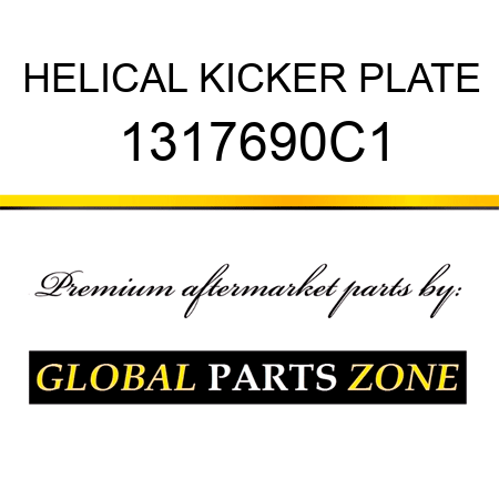 HELICAL KICKER PLATE 1317690C1