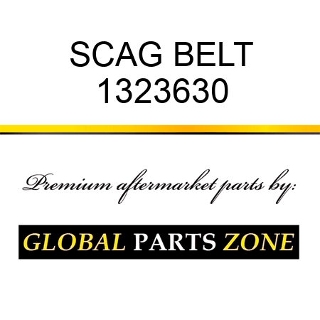 SCAG BELT 1323630