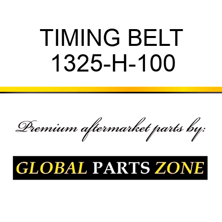 TIMING BELT 1325-H-100