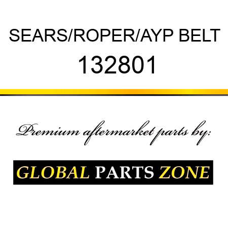 SEARS/ROPER/AYP BELT 132801