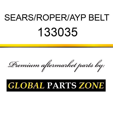 SEARS/ROPER/AYP BELT 133035