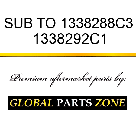 SUB TO 1338288C3 1338292C1