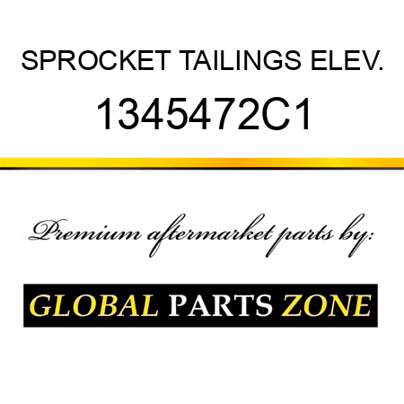 SPROCKET TAILINGS ELEV. 1345472C1