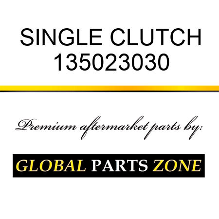 SINGLE CLUTCH 135023030