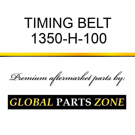 TIMING BELT 1350-H-100