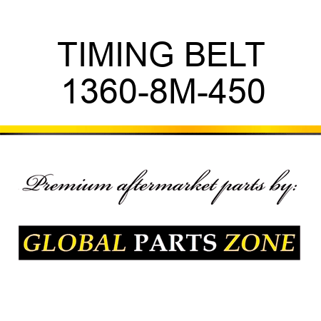 TIMING BELT 1360-8M-450