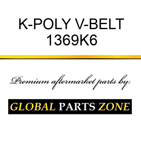 K-POLY V-BELT 1369K6