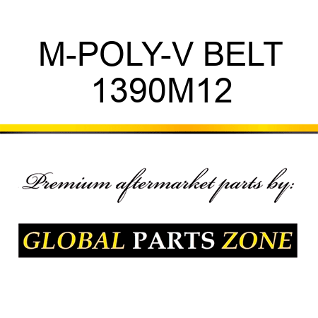 M-POLY-V BELT 1390M12