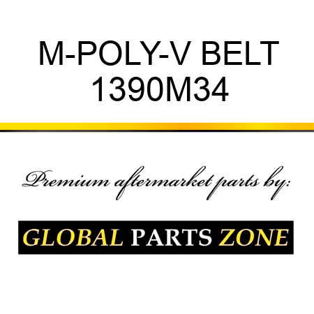 M-POLY-V BELT 1390M34
